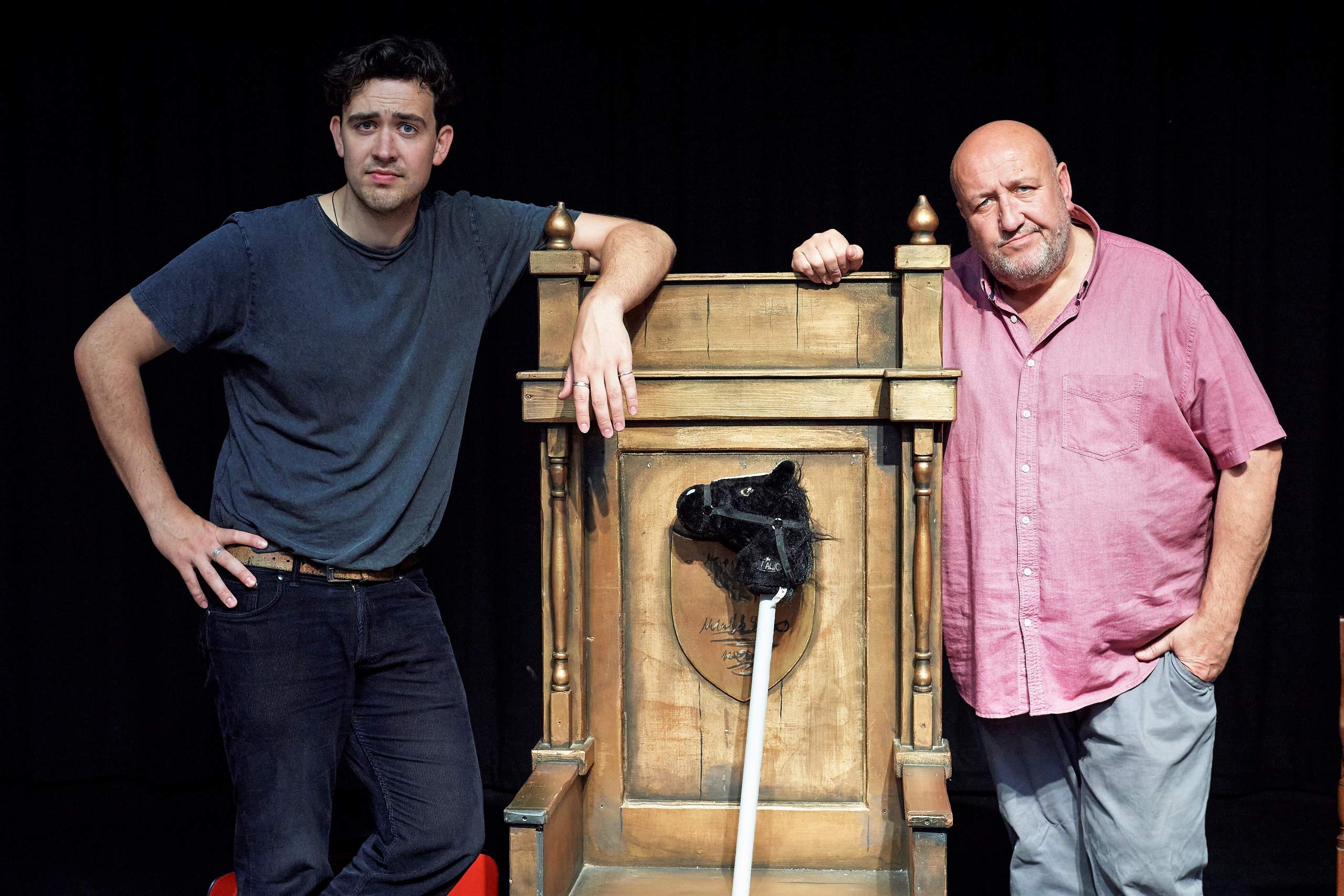 I Am Hamlet rehearsals