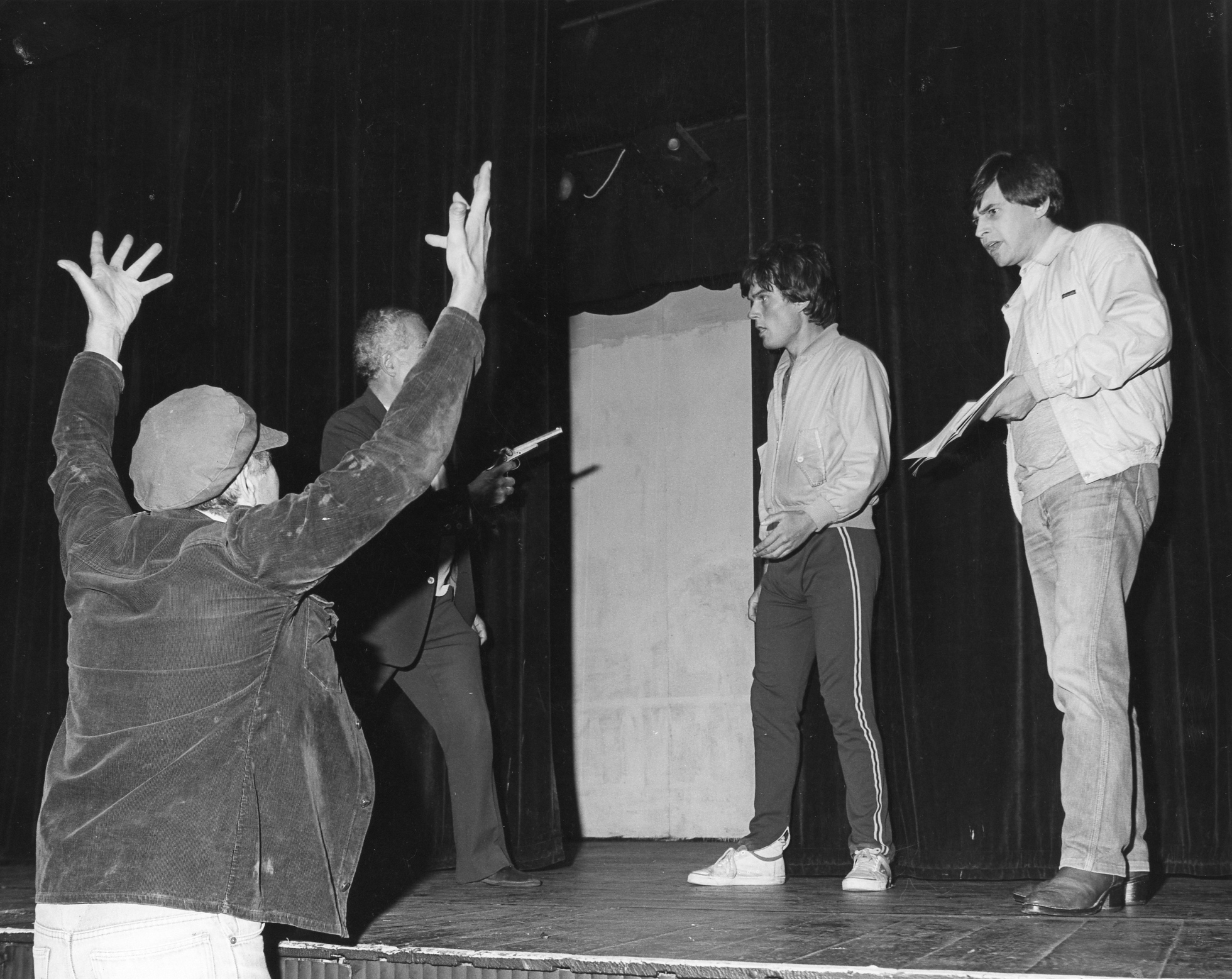 Peter Whitbred Directing a Summer Production 1970’s